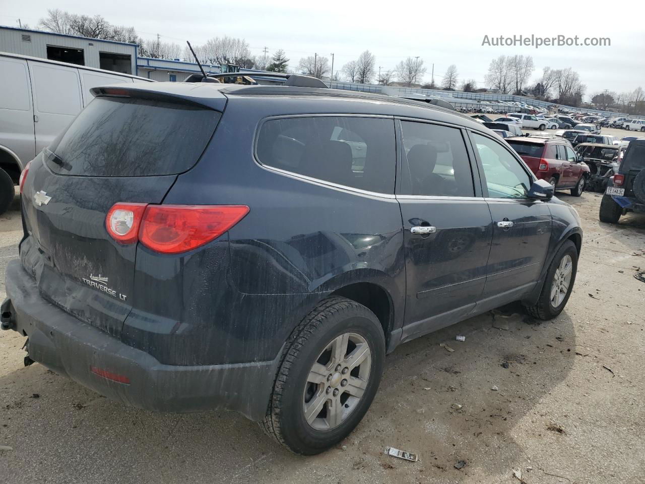 2012 Chevrolet Traverse Lt Синий vin: 1GNKVGED8CJ126997