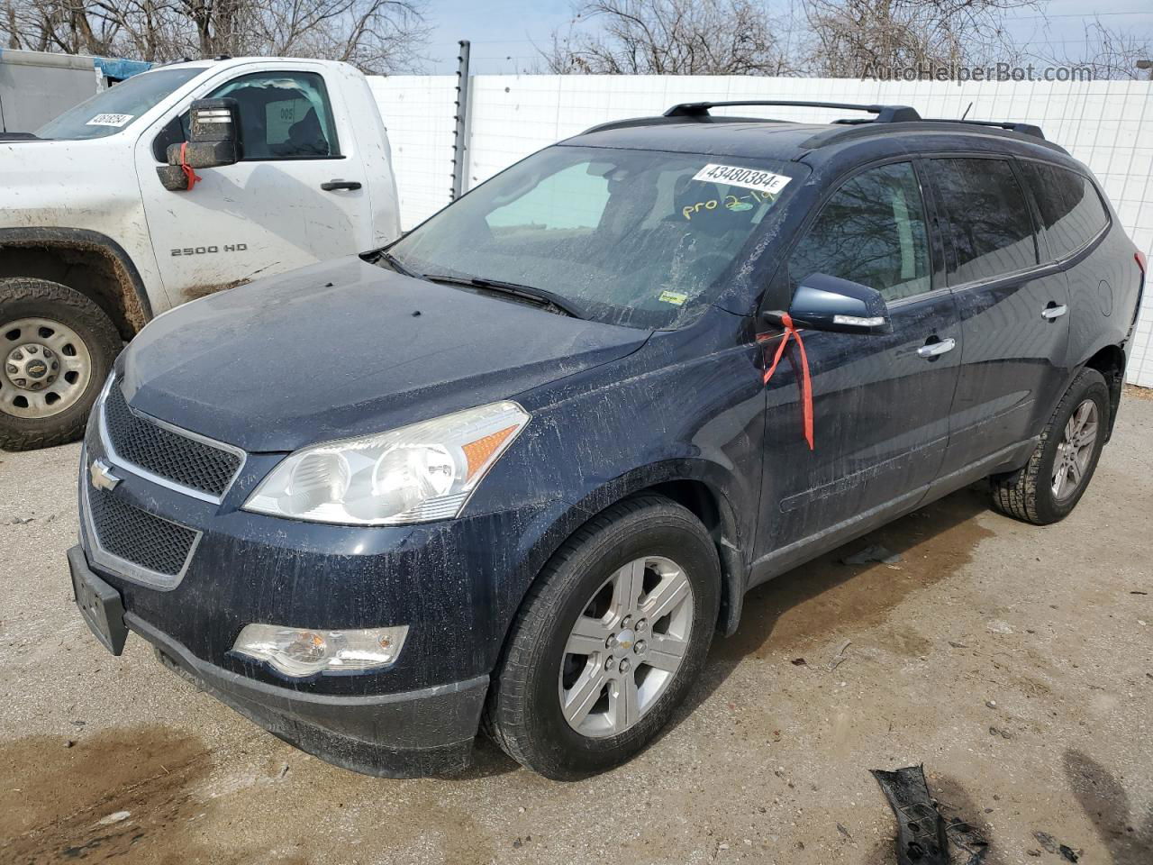 2012 Chevrolet Traverse Lt Синий vin: 1GNKVGED8CJ126997