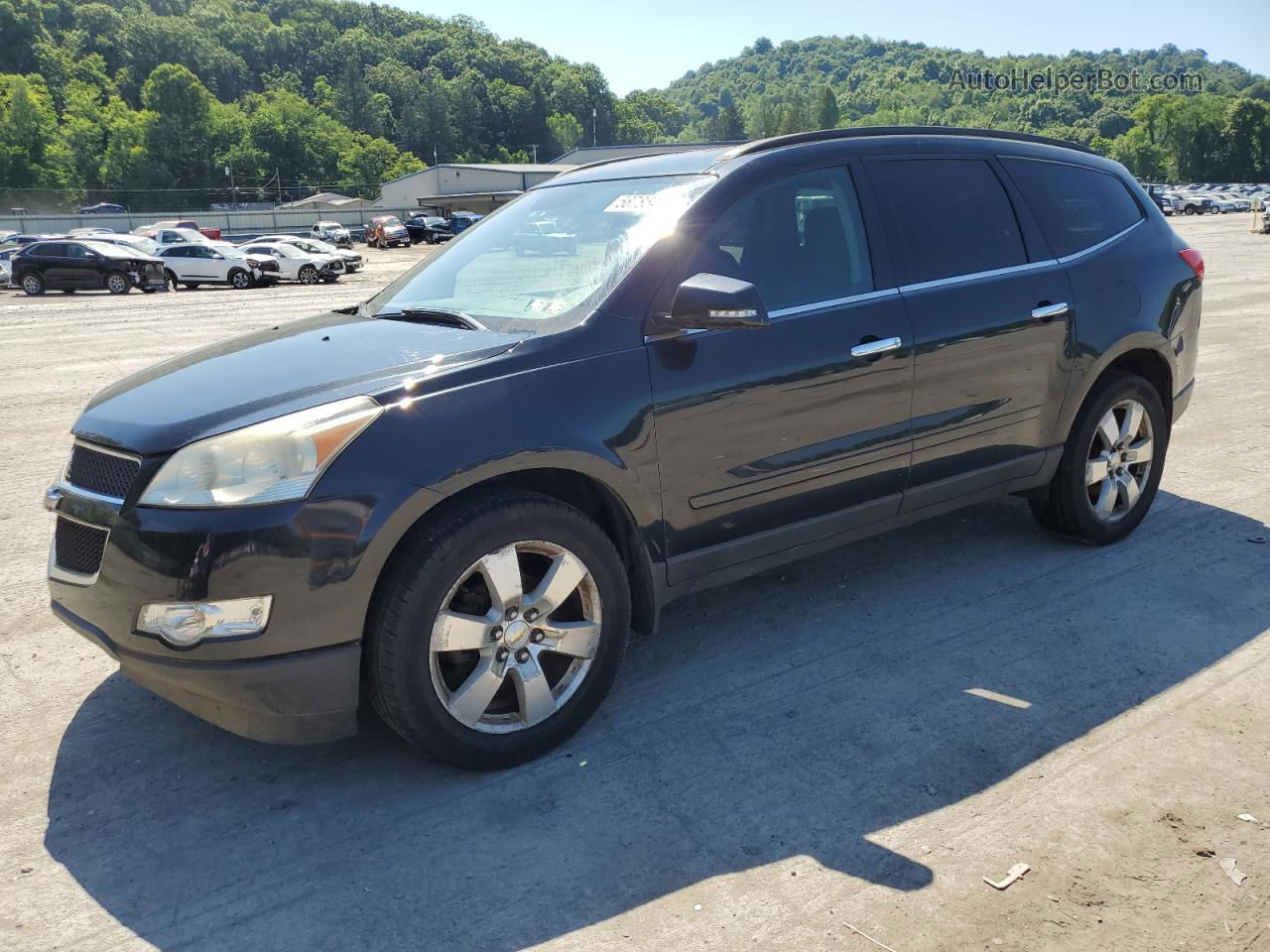 2012 Chevrolet Traverse Lt Черный vin: 1GNKVGED8CJ191753