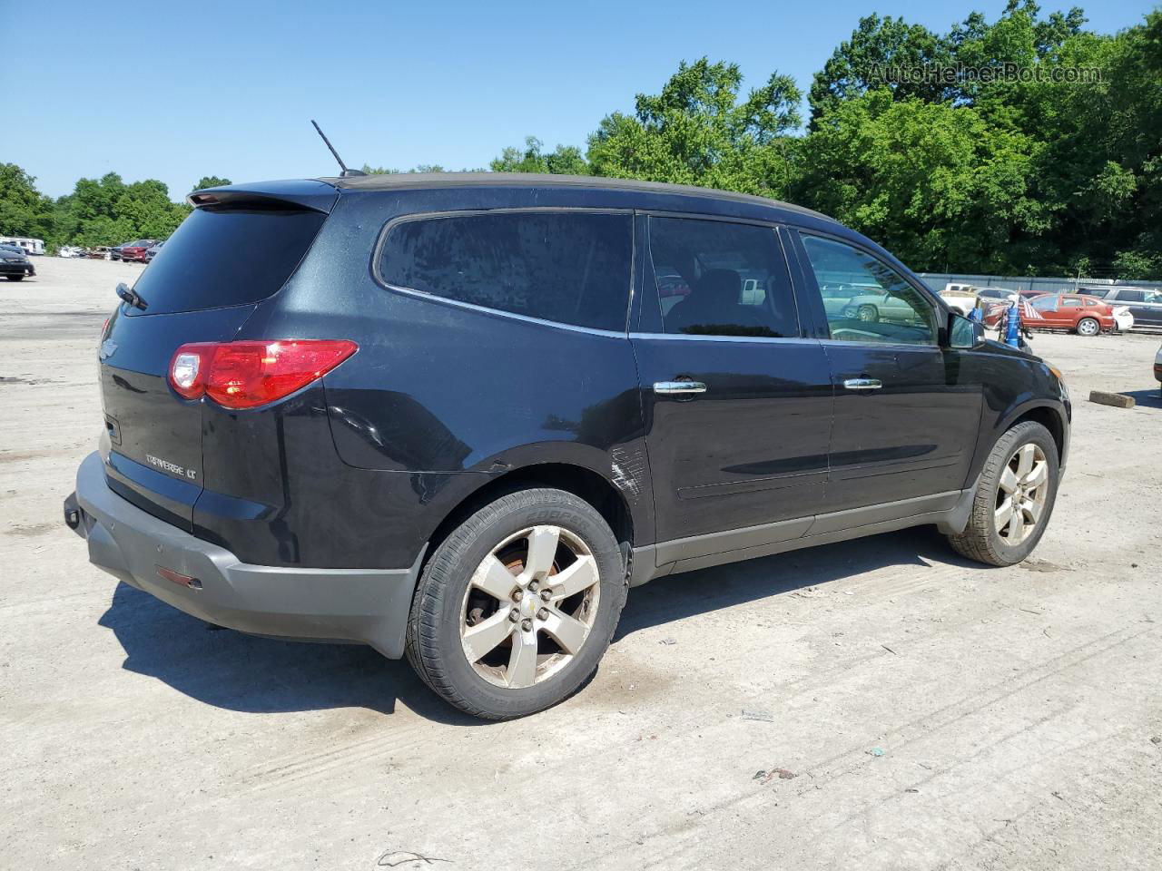 2012 Chevrolet Traverse Lt Черный vin: 1GNKVGED8CJ191753