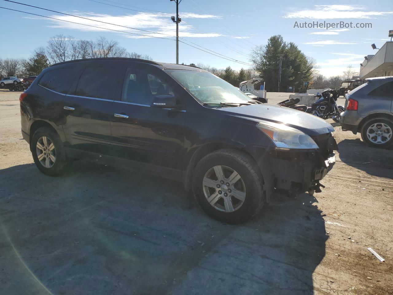 2012 Chevrolet Traverse Lt Blue vin: 1GNKVGED8CJ236299