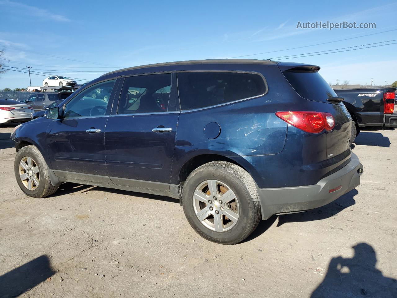 2012 Chevrolet Traverse Lt Blue vin: 1GNKVGED8CJ236299