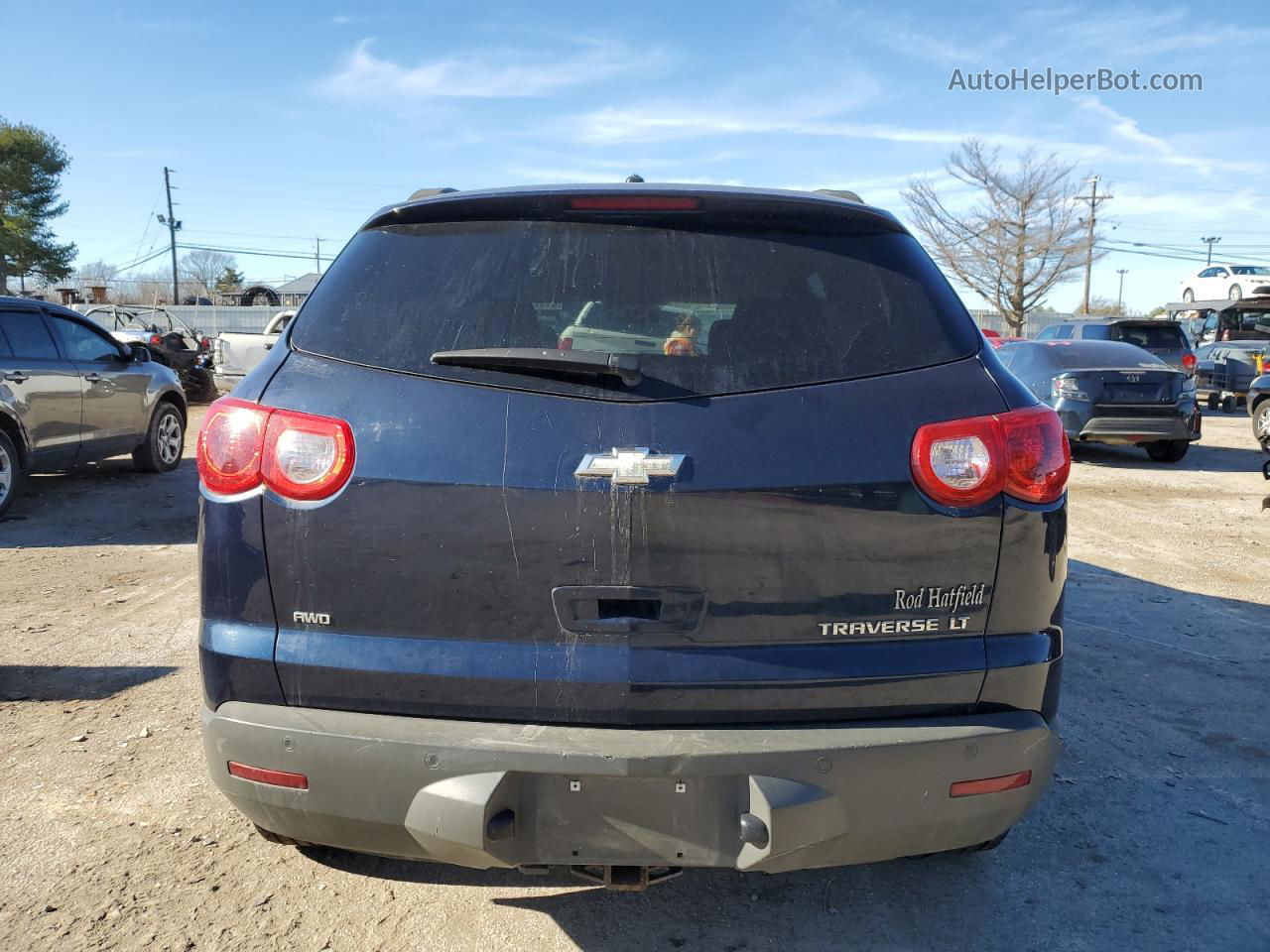 2012 Chevrolet Traverse Lt Blue vin: 1GNKVGED8CJ236299