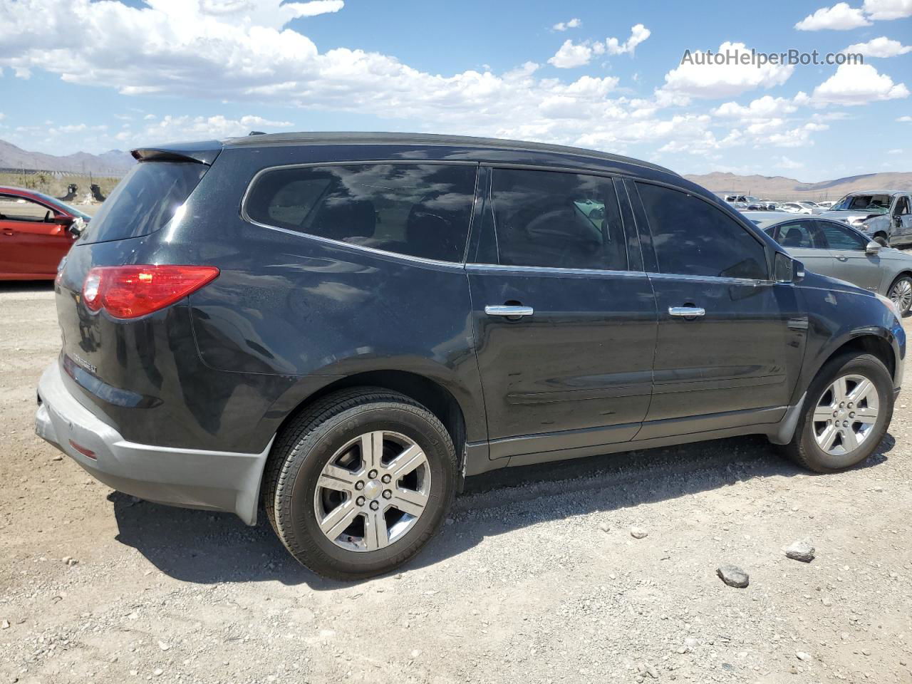 2011 Chevrolet Traverse Lt Black vin: 1GNKVGED9BJ369829