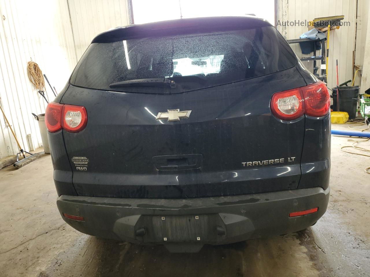 2012 Chevrolet Traverse Lt Синий vin: 1GNKVGED9CJ130363