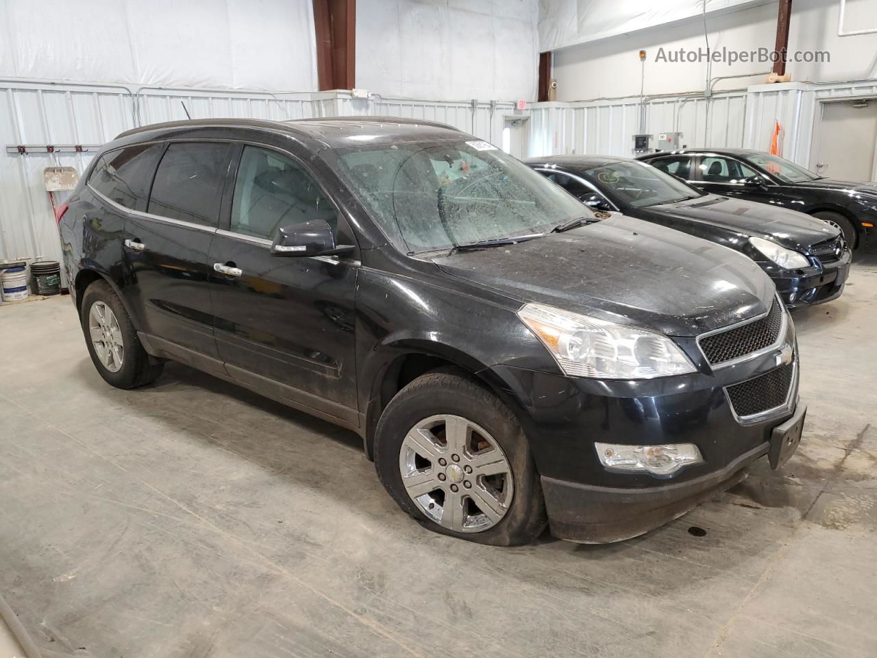 2012 Chevrolet Traverse Lt Black vin: 1GNKVGED9CJ163329