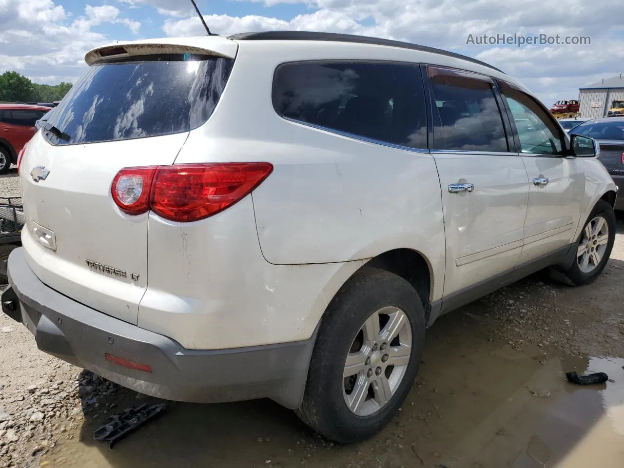 2012 Chevrolet Traverse Lt Cream vin: 1GNKVGED9CJ224520