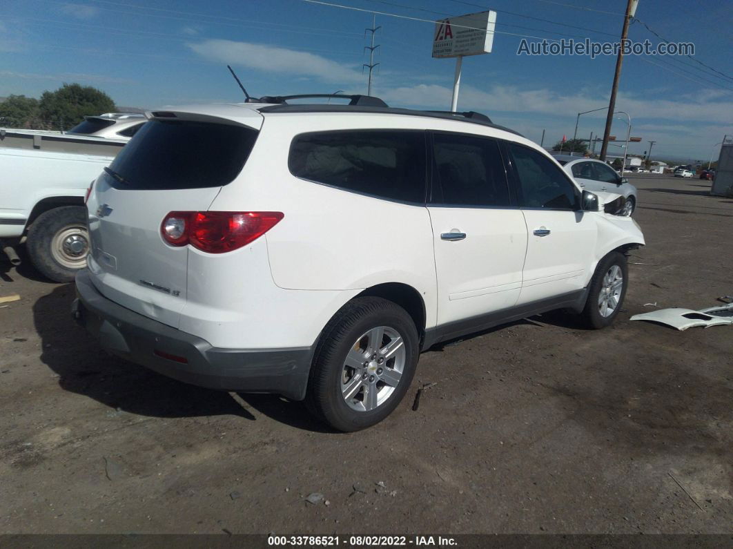 2012 Chevrolet Traverse 1lt White vin: 1GNKVGED9CJ267979