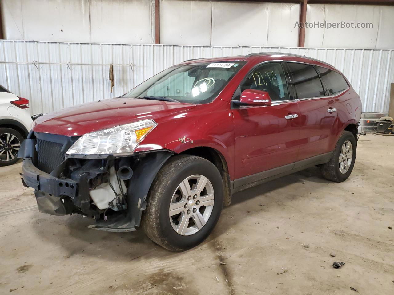 2011 Chevrolet Traverse Lt Burgundy vin: 1GNKVGEDXBJ184821