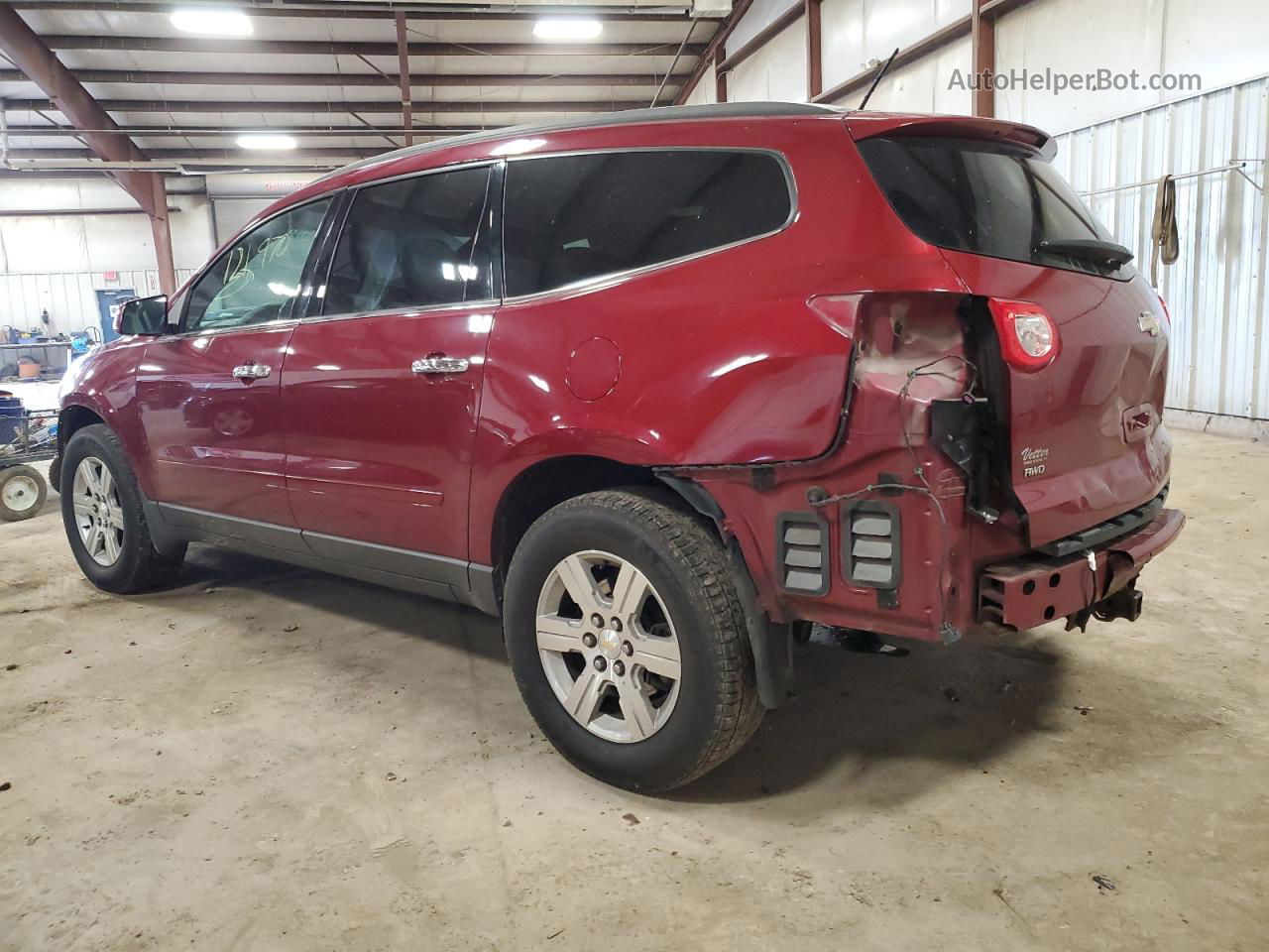 2011 Chevrolet Traverse Lt Burgundy vin: 1GNKVGEDXBJ184821