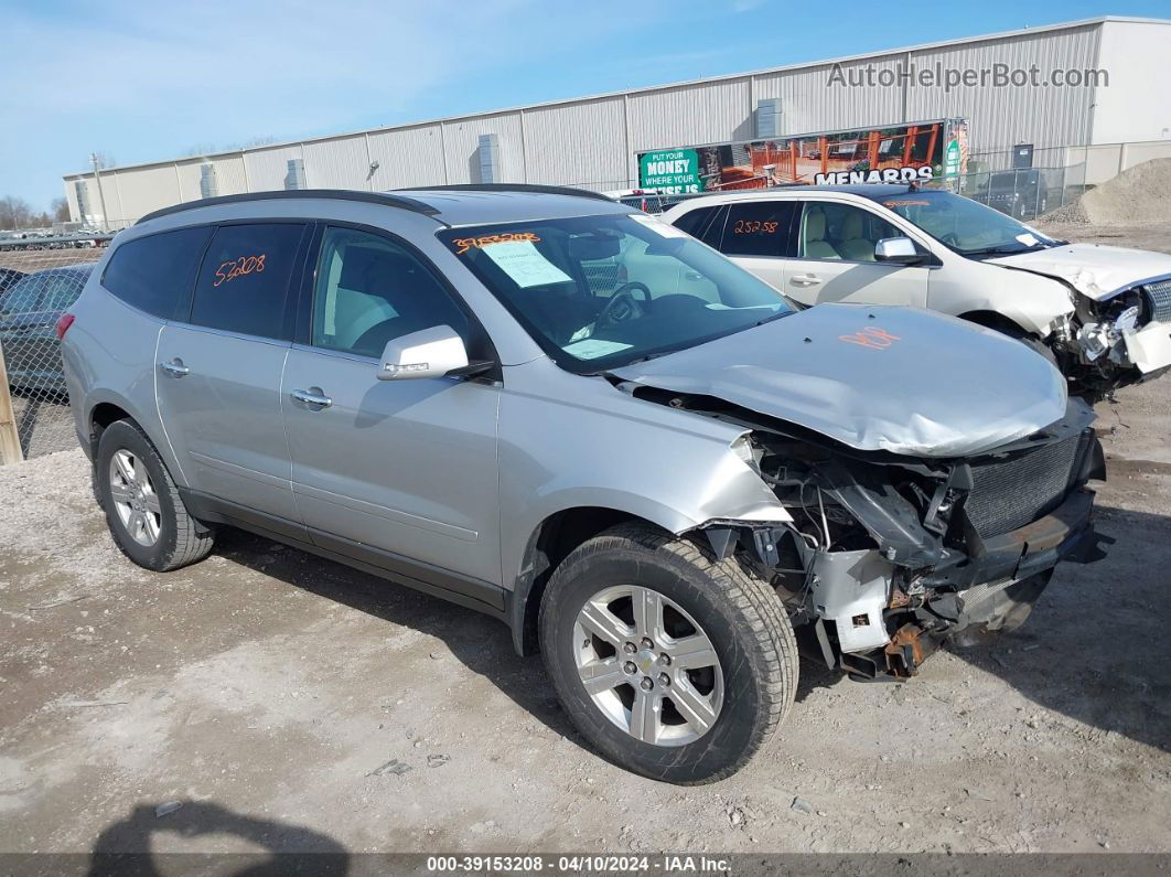 2011 Chevrolet Traverse 1lt Silver vin: 1GNKVGEDXBJ383965