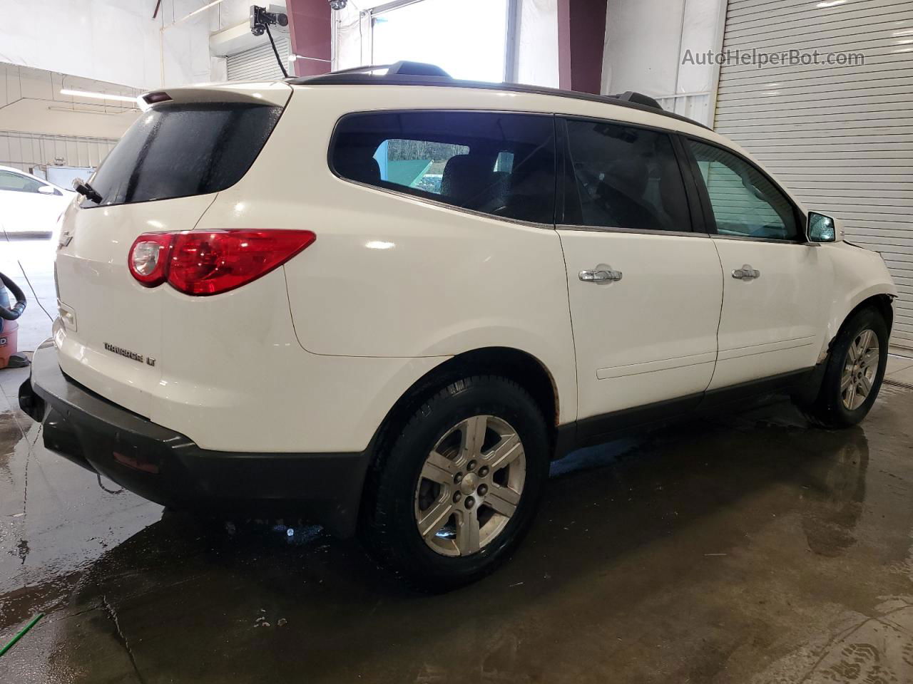 2011 Chevrolet Traverse Lt White vin: 1GNKVGEDXBJ403938