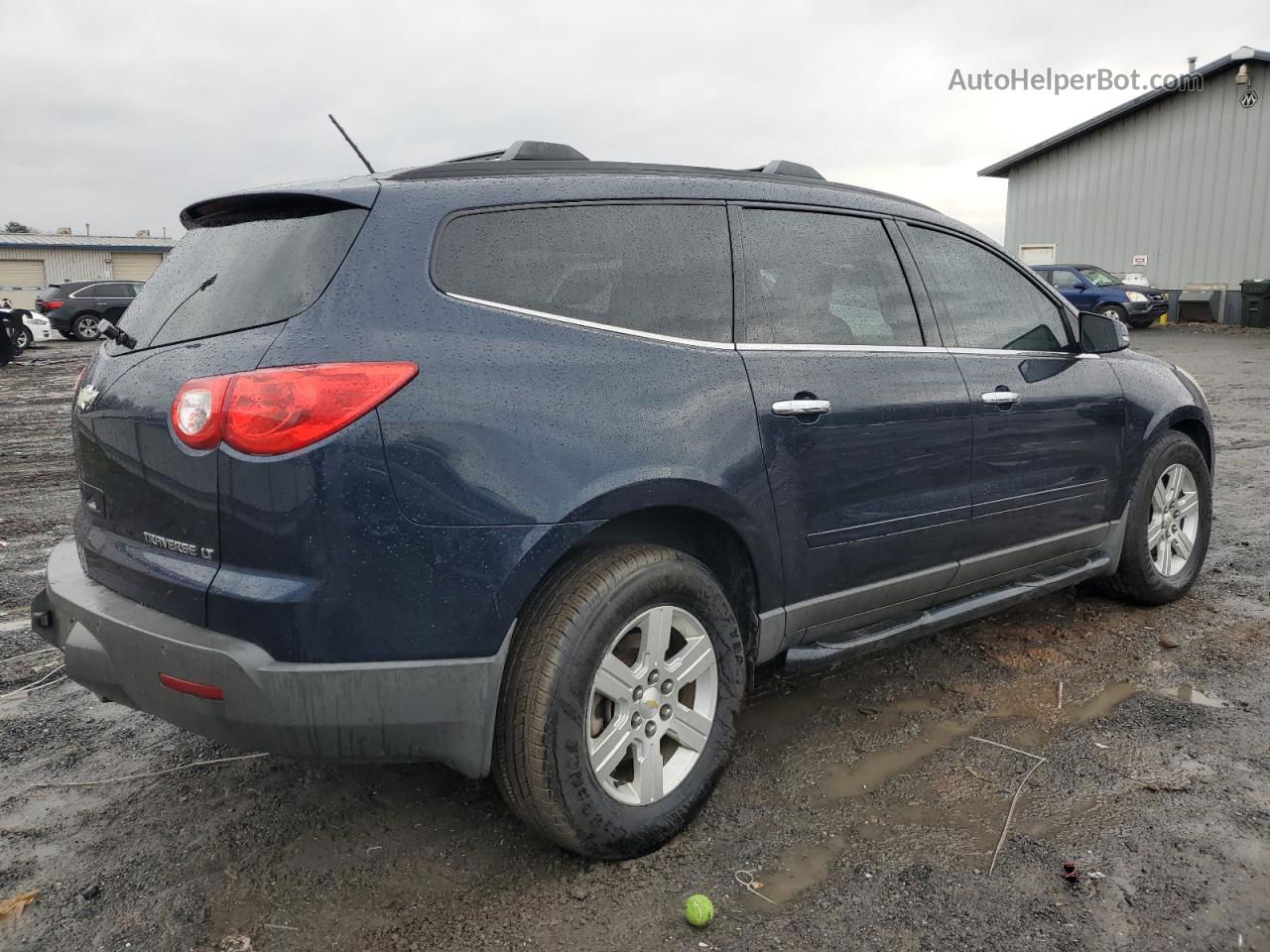 2012 Chevrolet Traverse Lt Синий vin: 1GNKVGEDXCJ137662