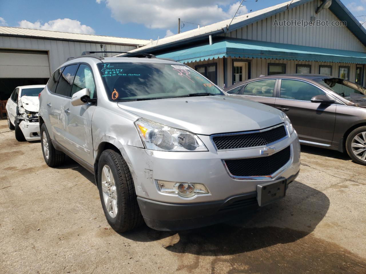 2012 Chevrolet Traverse Lt Silver vin: 1GNKVGEDXCJ195657