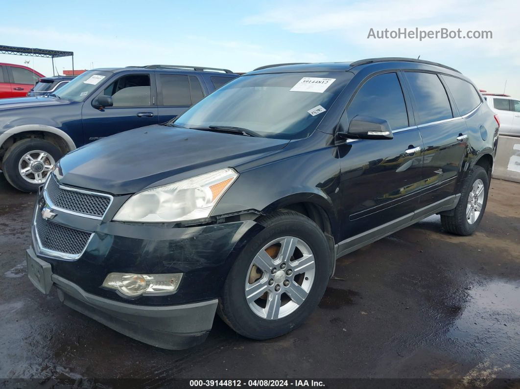 2012 Chevrolet Traverse 1lt Black vin: 1GNKVGEDXCJ236286