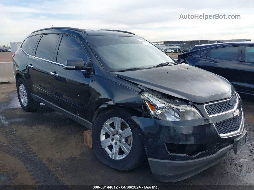 2012 Chevrolet Traverse 1lt Black vin: 1GNKVGEDXCJ236286