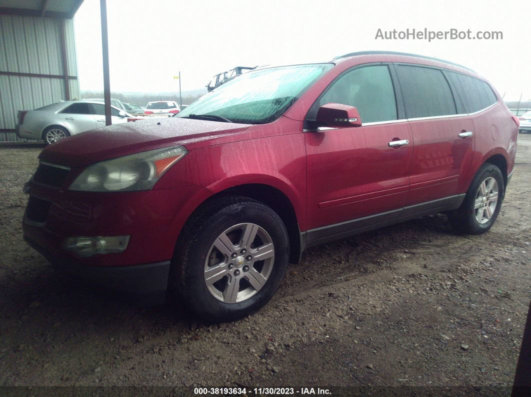 2012 Chevrolet Traverse 1lt Red vin: 1GNKVGEDXCJ331477