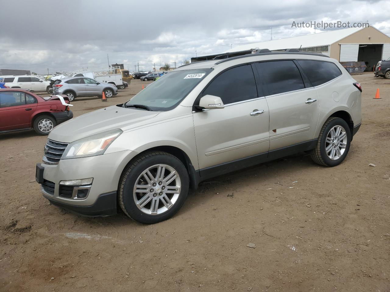 2014 Chevrolet Traverse Lt Gold vin: 1GNKVGKD5EJ100185