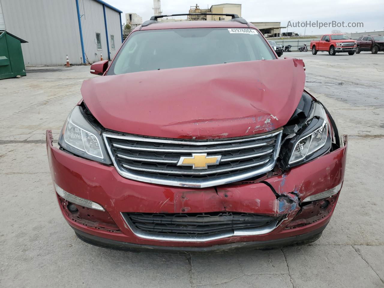 2014 Chevrolet Traverse Lt Red vin: 1GNKVHKD0EJ185832