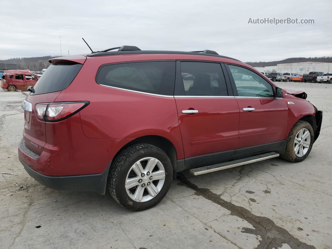 2014 Chevrolet Traverse Lt Red vin: 1GNKVHKD0EJ185832