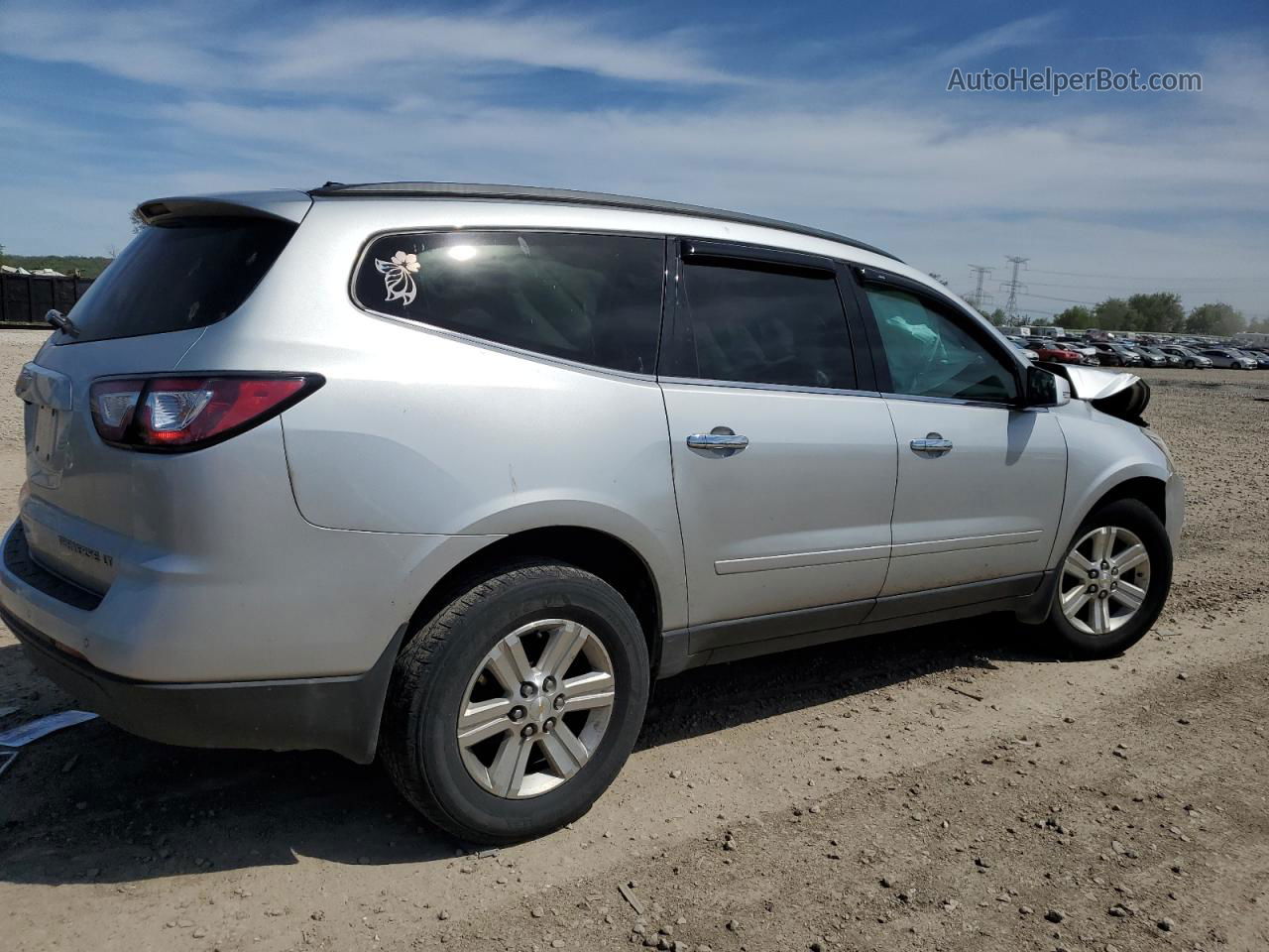 2014 Chevrolet Traverse Lt Silver vin: 1GNKVHKD5EJ308198