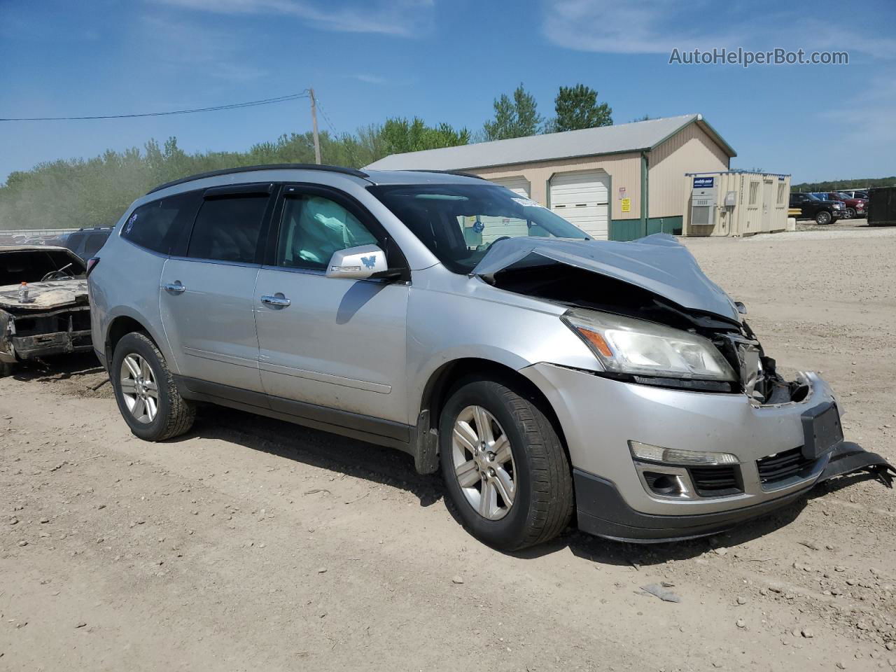 2014 Chevrolet Traverse Lt Silver vin: 1GNKVHKD5EJ308198