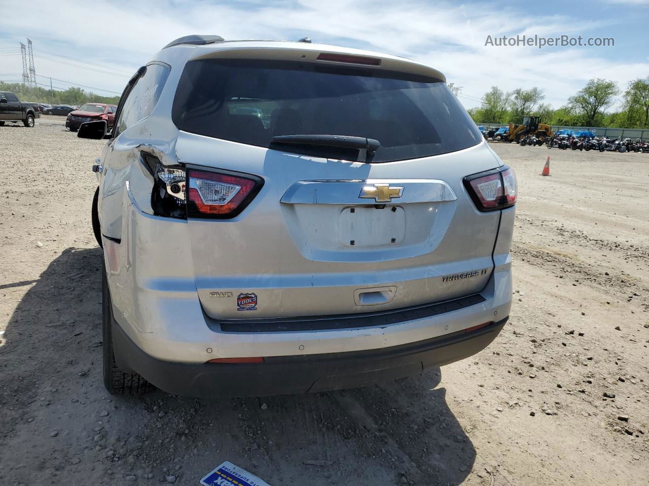 2014 Chevrolet Traverse Lt Silver vin: 1GNKVHKD5EJ308198