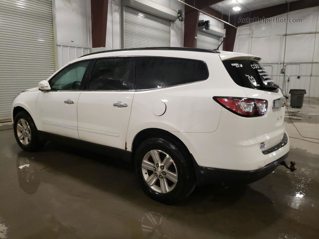 2014 Chevrolet Traverse Lt White vin: 1GNKVHKD8EJ260986