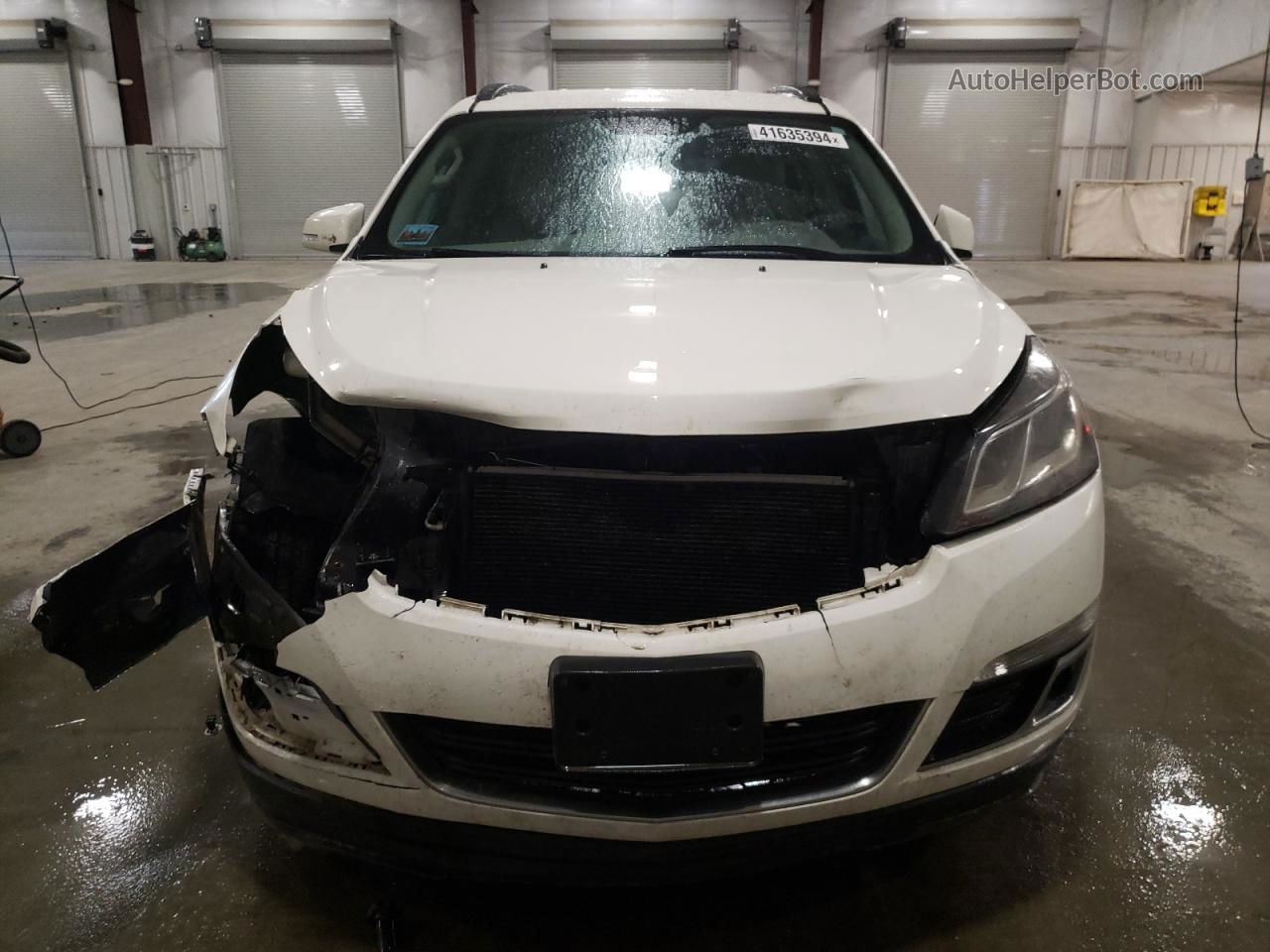 2014 Chevrolet Traverse Lt White vin: 1GNKVHKD8EJ260986