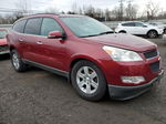 2011 Chevrolet Traverse Lt Burgundy vin: 1GNKVJED0BJ188180