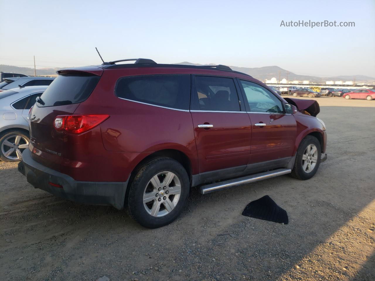 2011 Chevrolet Traverse Lt Maroon vin: 1GNKVJED0BJ194108