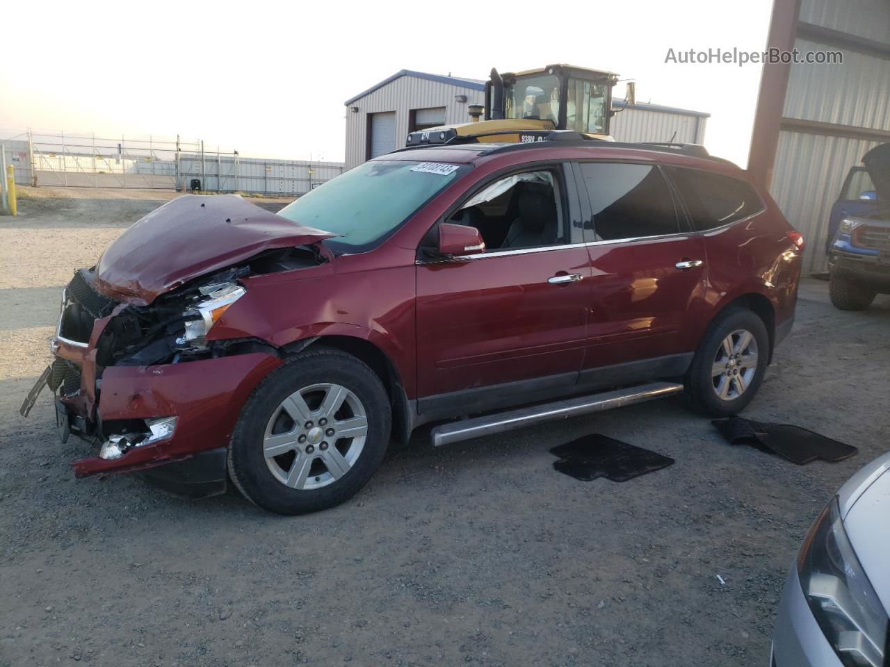 2011 Chevrolet Traverse Lt Maroon vin: 1GNKVJED0BJ194108