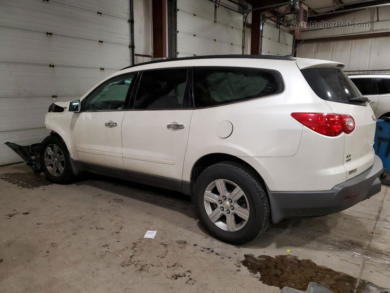 2011 Chevrolet Traverse Lt White vin: 1GNKVJED0BJ362118