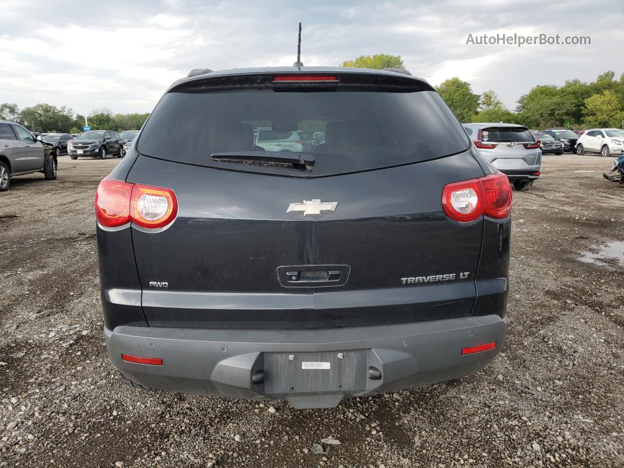 2012 Chevrolet Traverse Lt Черный vin: 1GNKVJED0CJ100116