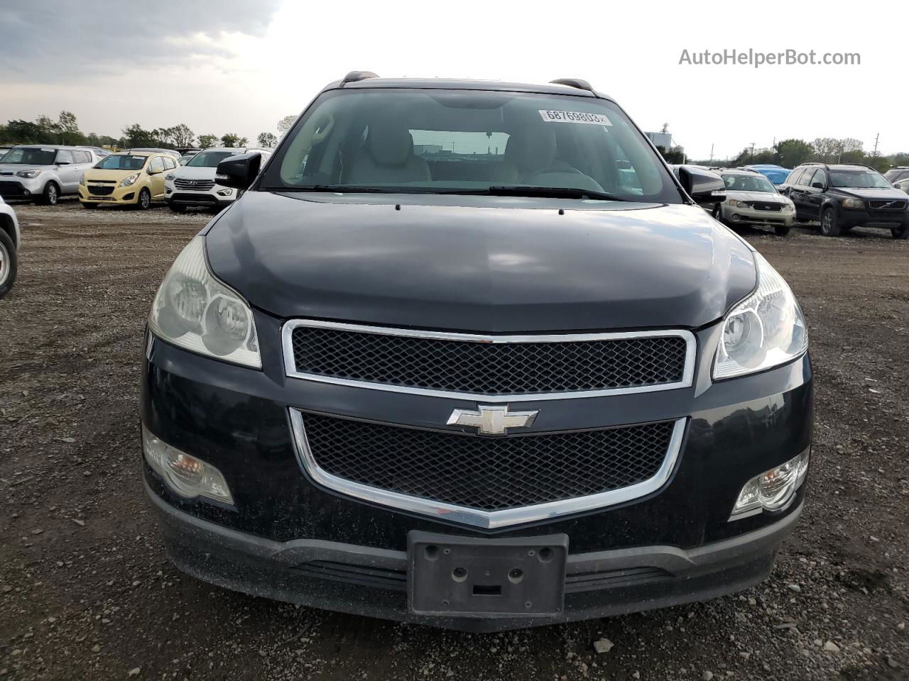 2012 Chevrolet Traverse Lt Черный vin: 1GNKVJED0CJ100116