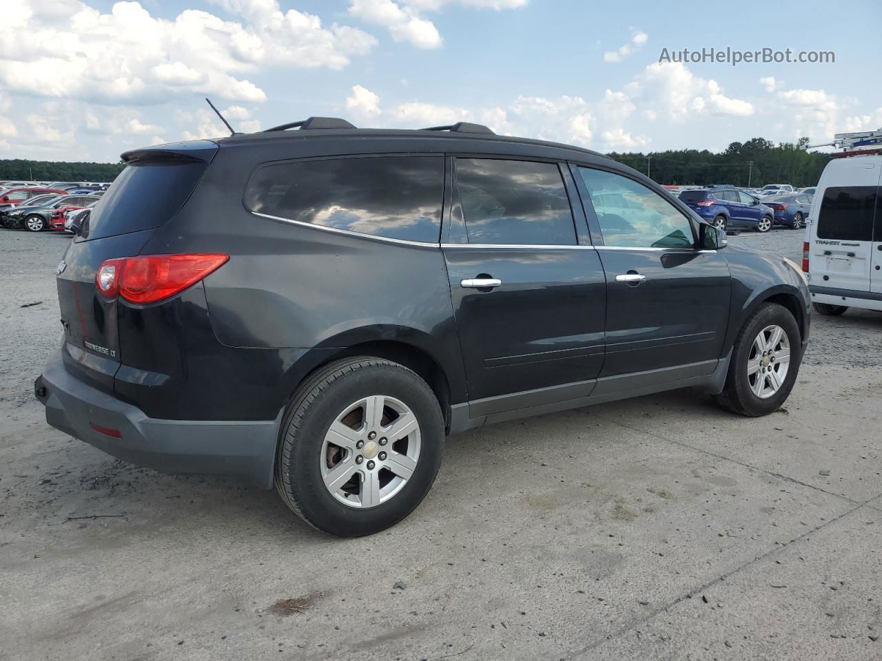 2012 Chevrolet Traverse Lt Black vin: 1GNKVJED0CJ124495