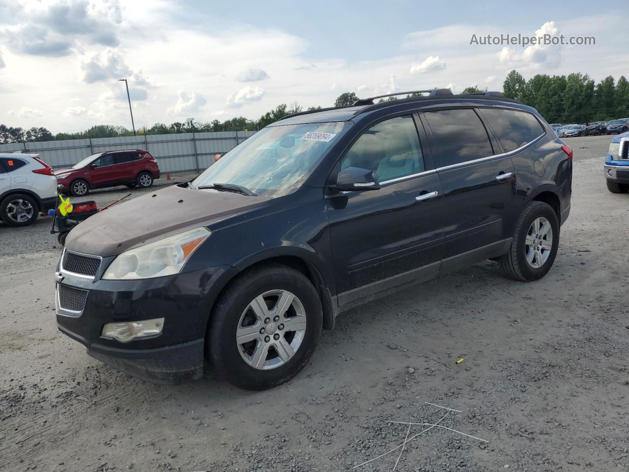 2012 Chevrolet Traverse Lt Black vin: 1GNKVJED0CJ124495