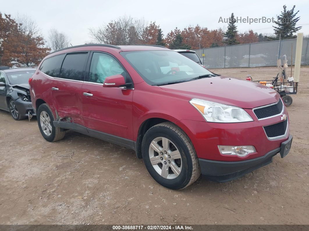 2012 Chevrolet Traverse 2lt Red vin: 1GNKVJED1CJ114297