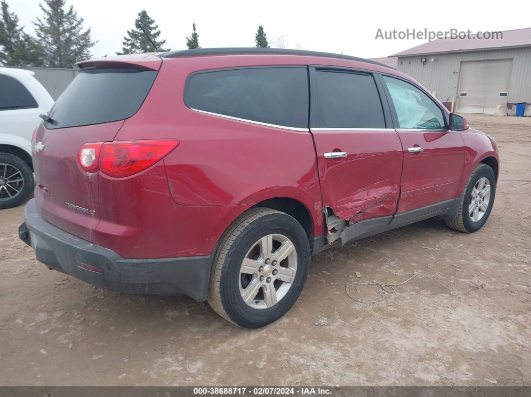 2012 Chevrolet Traverse 2lt Red vin: 1GNKVJED1CJ114297