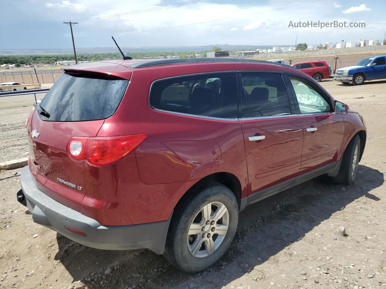 2011 Chevrolet Traverse Lt Red vin: 1GNKVJED2BJ126960