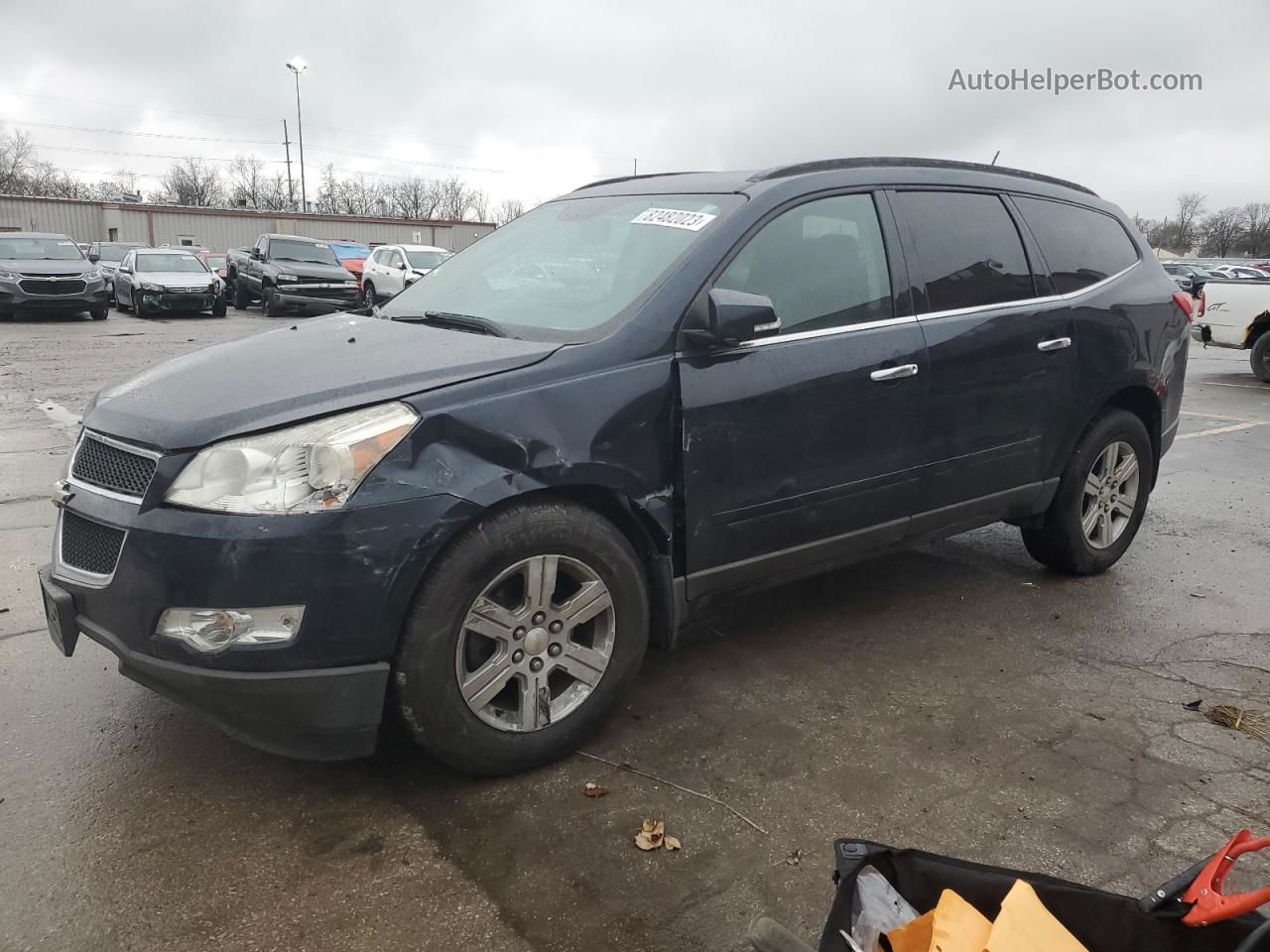 2011 Chevrolet Traverse Lt Blue vin: 1GNKVJED2BJ148778