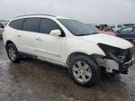 2011 Chevrolet Traverse Lt White vin: 1GNKVJED2BJ177133