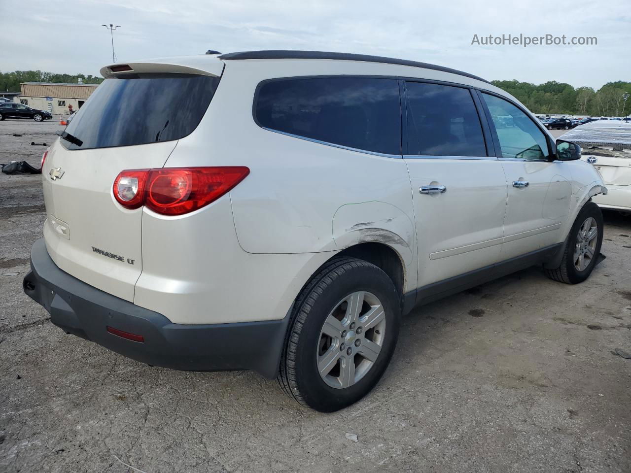 2011 Chevrolet Traverse Lt Белый vin: 1GNKVJED2BJ189248