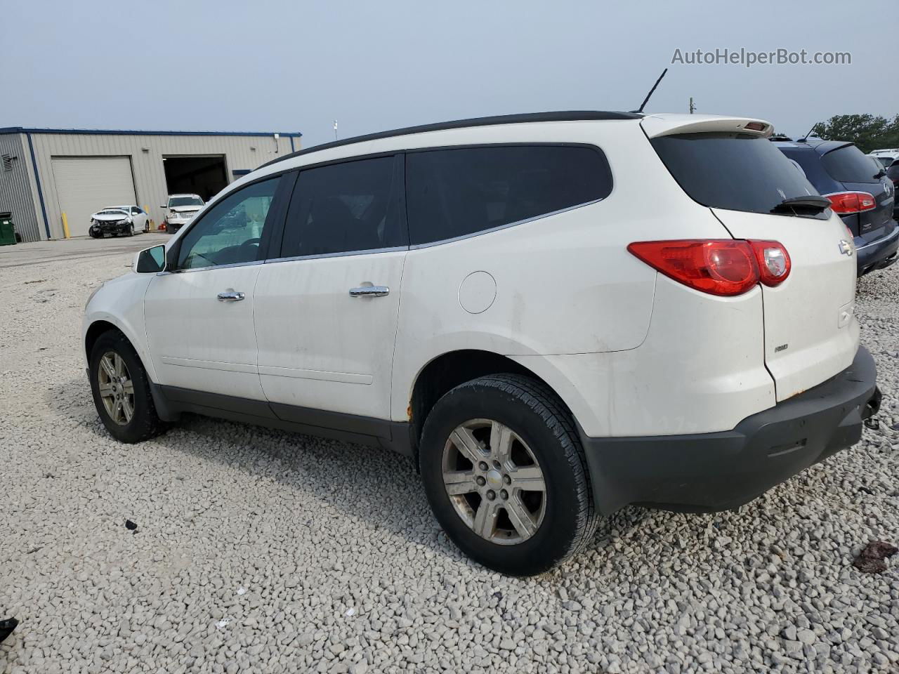 2011 Chevrolet Traverse Lt White vin: 1GNKVJED2BJ331548