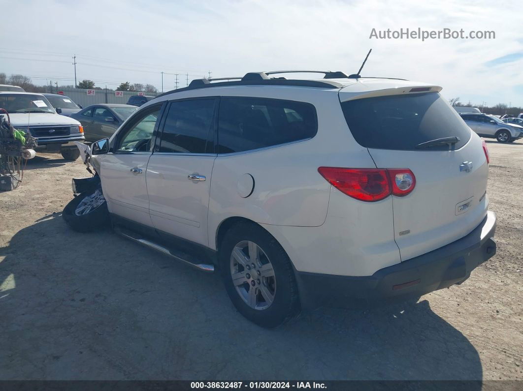 2011 Chevrolet Traverse 2lt White vin: 1GNKVJED2BJ358748