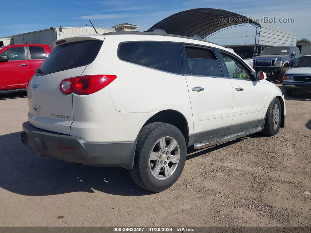 2011 Chevrolet Traverse 2lt White vin: 1GNKVJED2BJ358748