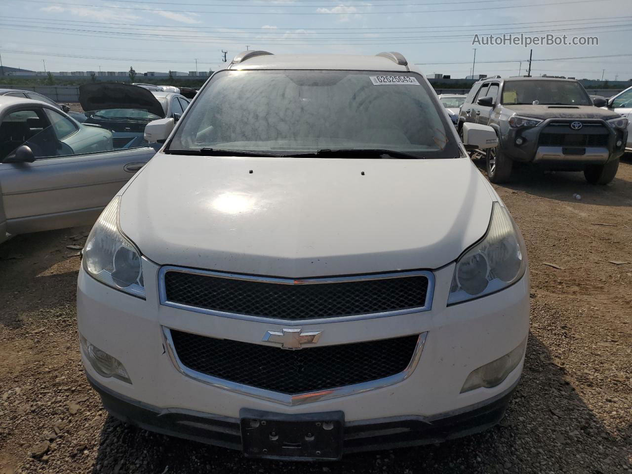 2011 Chevrolet Traverse Lt White vin: 1GNKVJED2BJ358930