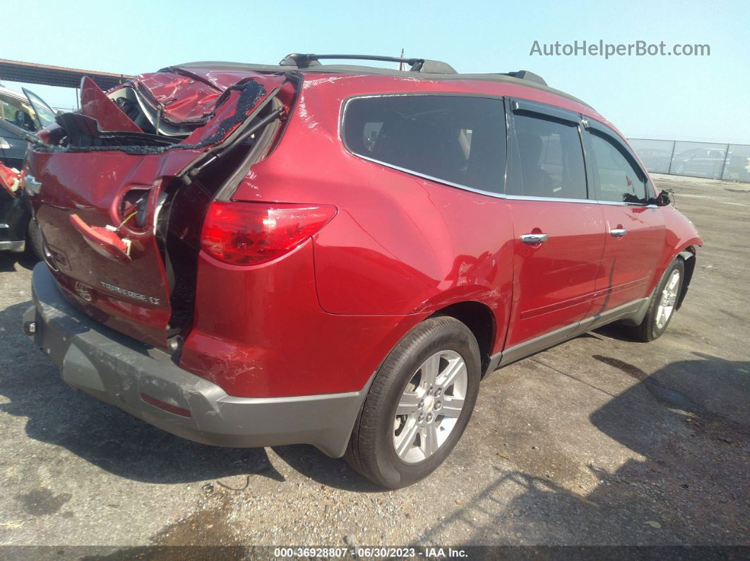 2012 Chevrolet Traverse 2lt Red vin: 1GNKVJED2CJ170426