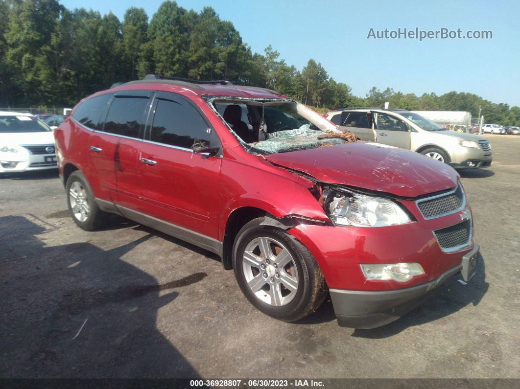 2012 Chevrolet Traverse 2lt Red vin: 1GNKVJED2CJ170426