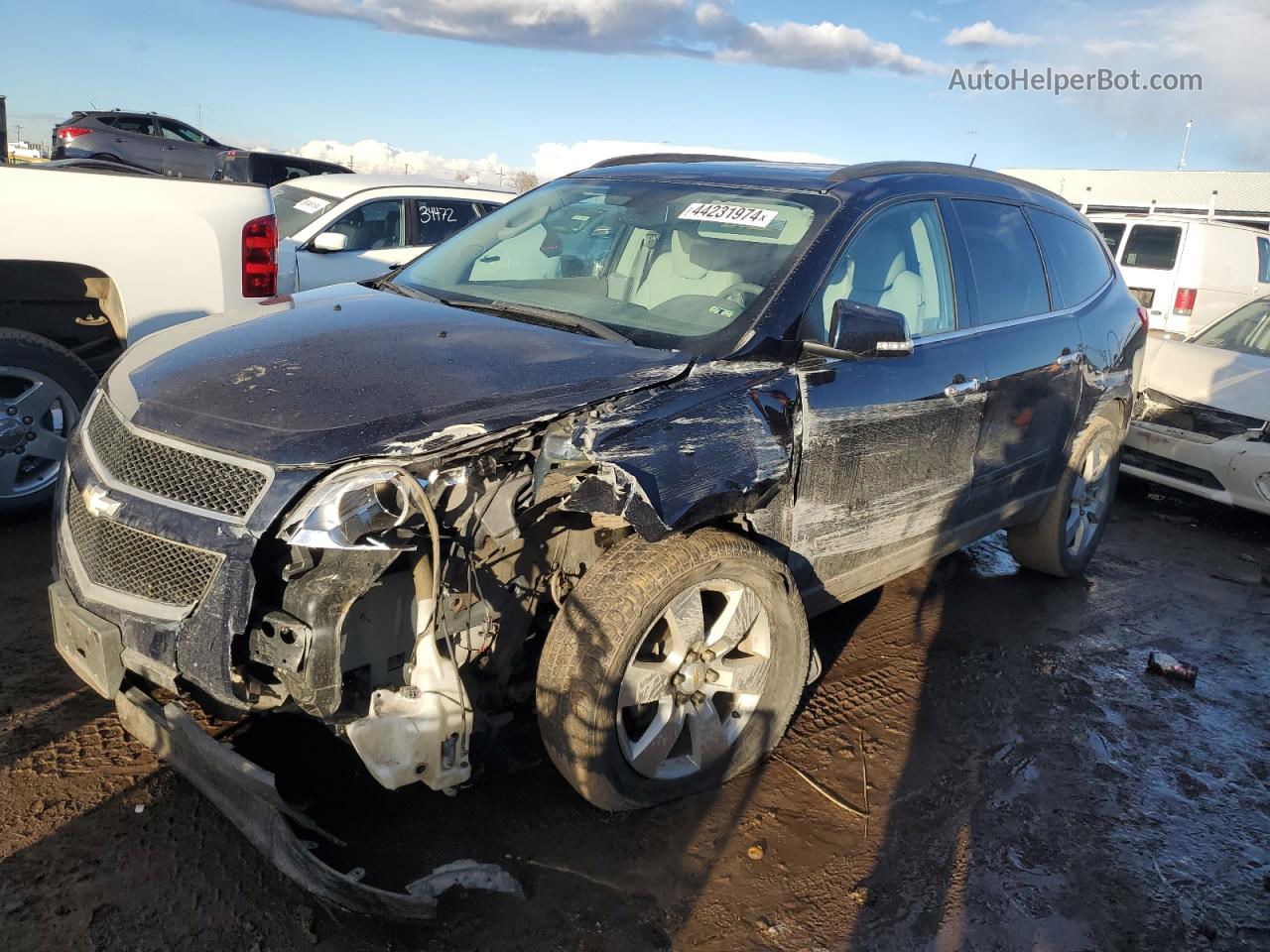 2011 Chevrolet Traverse Lt Blue vin: 1GNKVJED3BJ170322